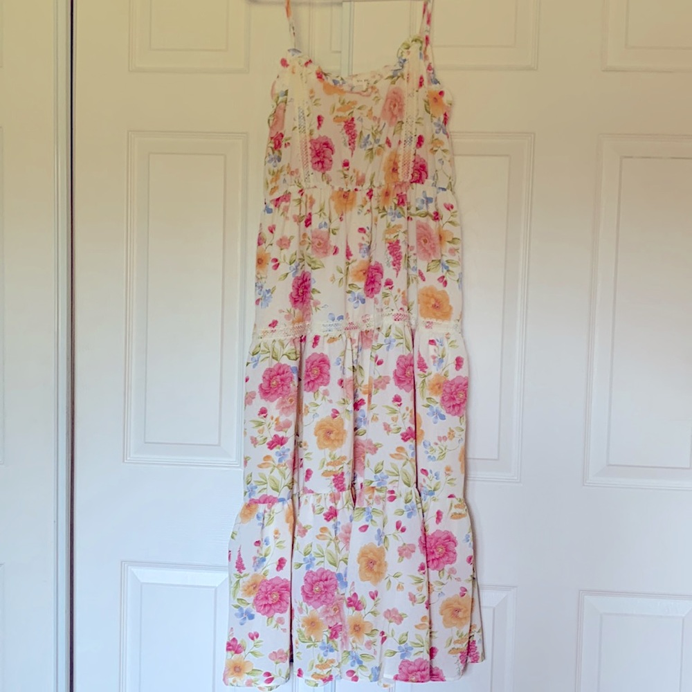 Blu Pepper Floral Dress Large